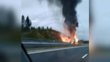 Camiões ardem na A23 em Vila Velha de Rodão