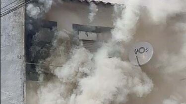 Incêndio no centro histórico de Évora faz três desalojados