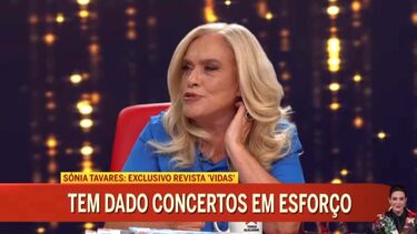 "Mesmo com dores e sofrimento, se vai": Teresa Guilherme sobre saúde de Sónia Tavares