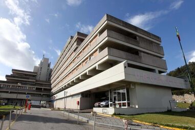 Hospital de Viana do Castelo para onde a vítima foi transportada