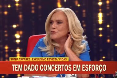 "Mesmo com dores e sofrimento, se vai": Teresa Guilherme sobre saúde de Sónia Tavares