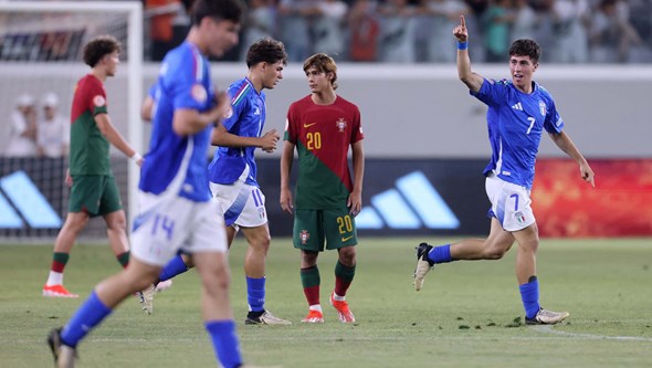 Portugal perde na final com a Itália e falha conquista do Europeu sub-17