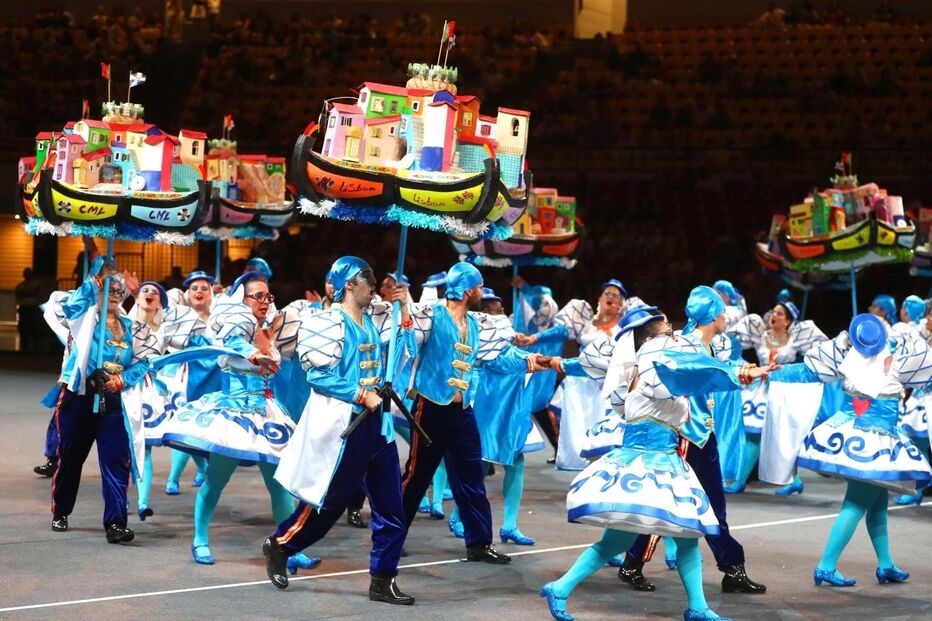 Apresentação da marcha de Belém