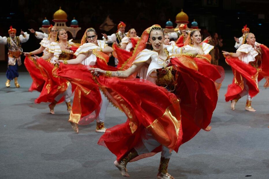Apresentação da marcha do Castelo