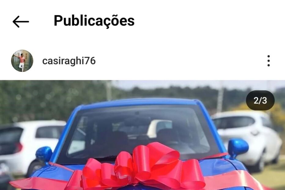 Tiago Casinhas recebeu carro