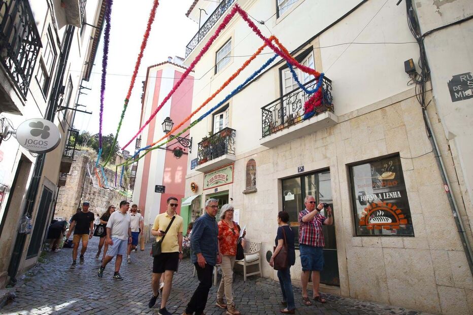 Ruas decoradas, Santos Populares, Animação