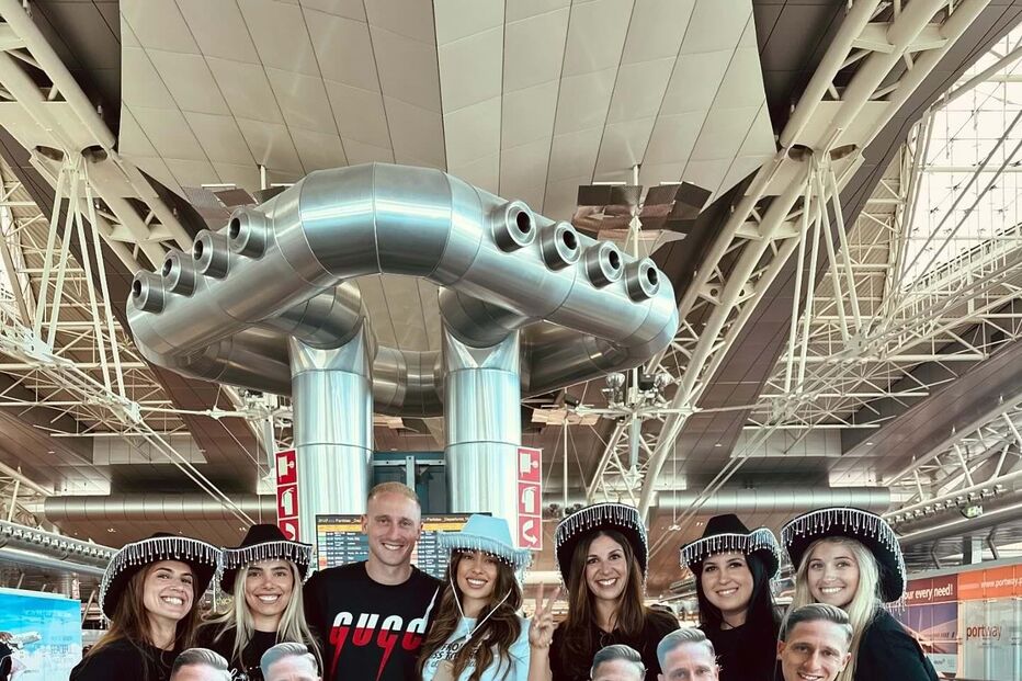 Despedida de solteira da companheira de Nuno Santos, jogador do Sporting 