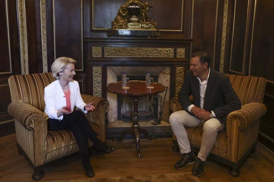 Ursula von der Leyen na campanha da AD