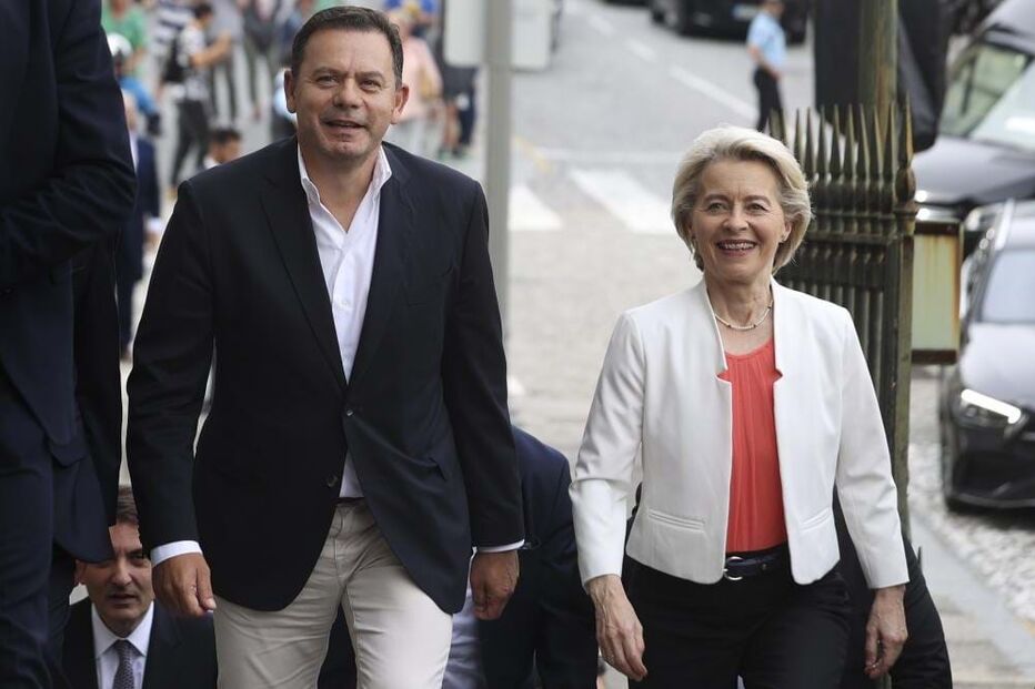 Ursula von der Leyen na campanha da AD