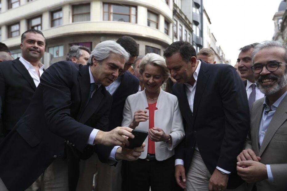 Ursula von der Leyen na campanha da AD