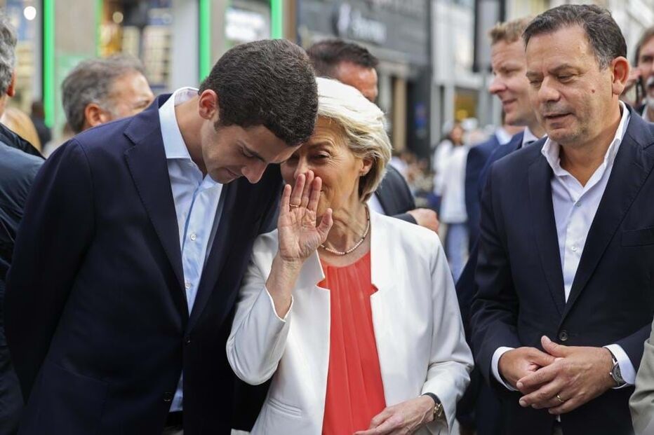 Ursula von der Leyen na campanha da AD