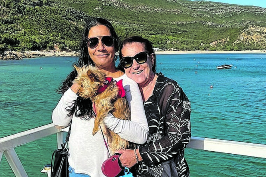 Susana Antunes com a mãe, Maria, que matou
