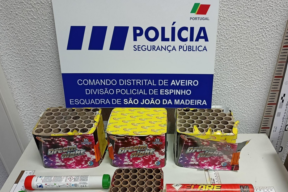PSP identifica homem na posse de três artefactos pirotécnicos em festa em São João da Madeira
