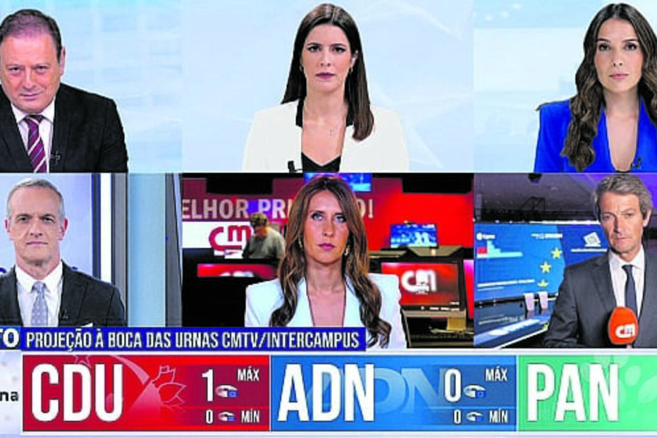 CMTV lidera noite eleitoral