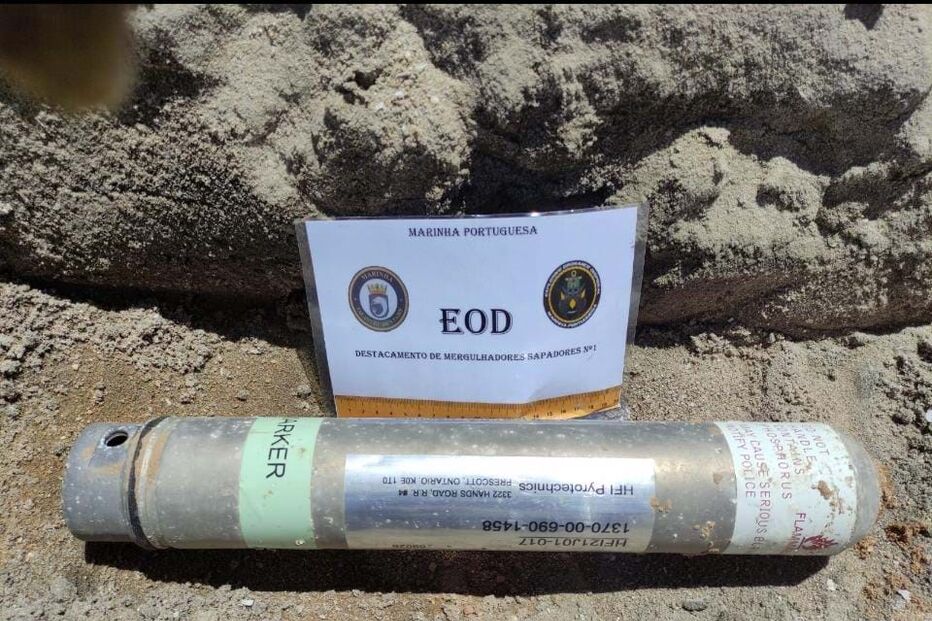 Marinha inativa engenho explosivo de fósforo branco em praia de Setúbal