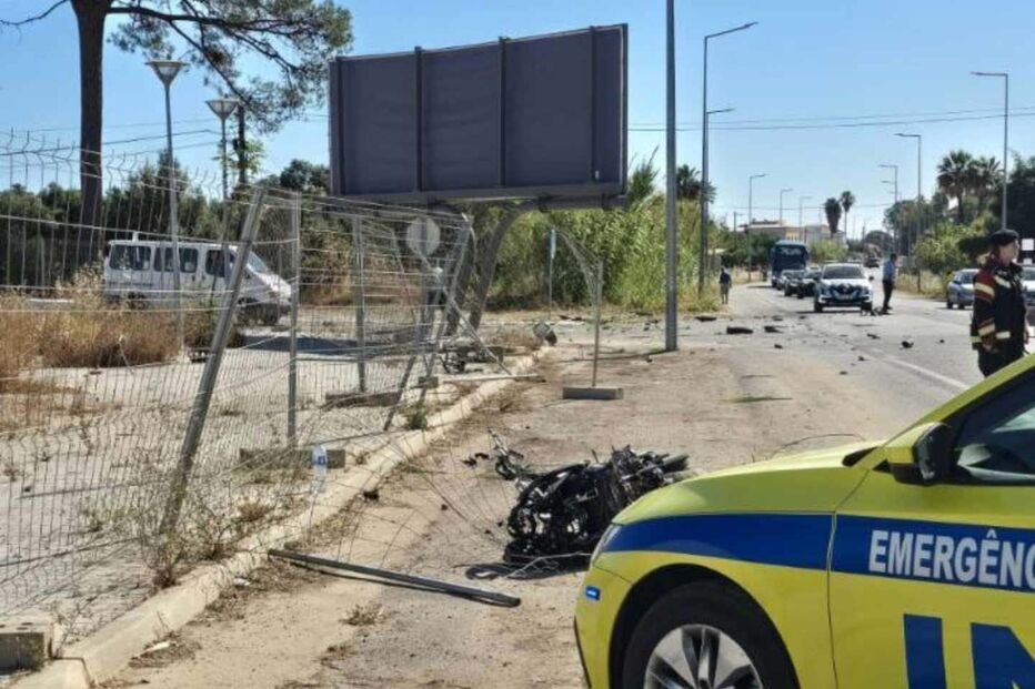  Homem morre atropelado por mota na EN125 em Olhão