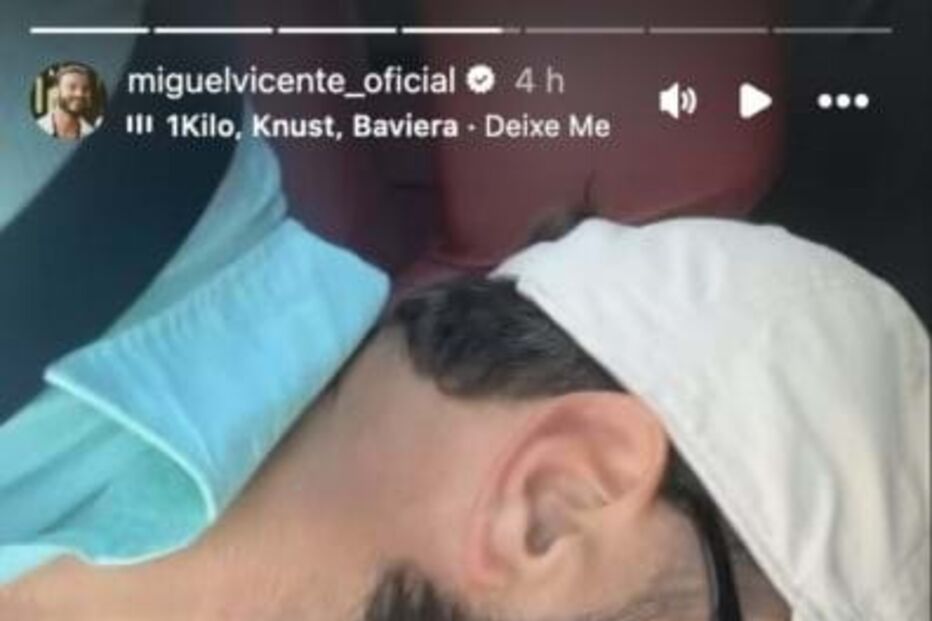 Miguel Vicente e namorada nova, Beatriz Castro