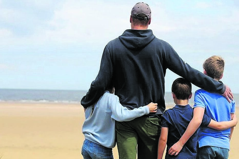 Príncipe William com os três filhos, George, Charlotte e Louis