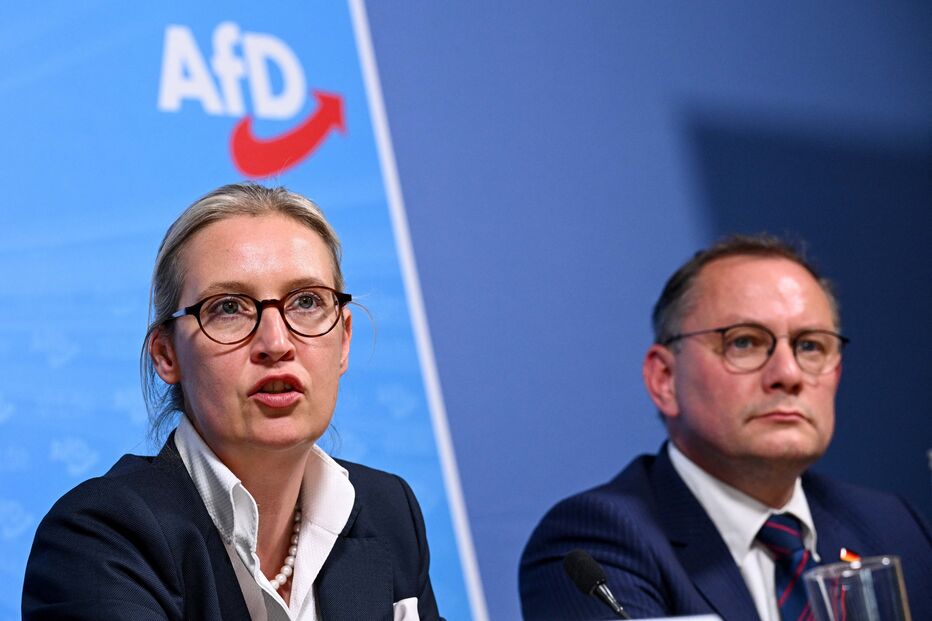 Líderes da AfD, partido de extrema-direita alemão