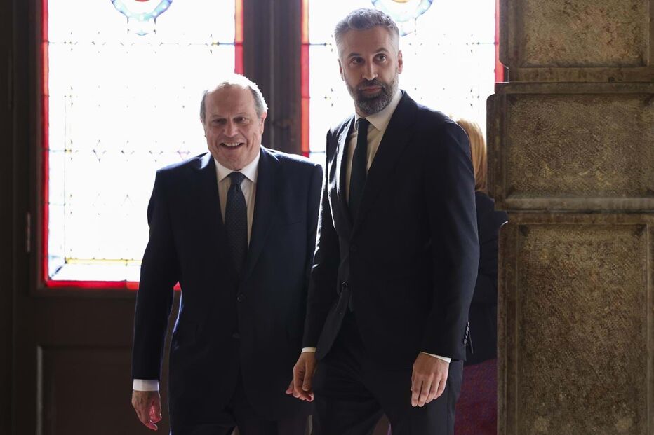 Pedro Nuno Santos e Carlos César