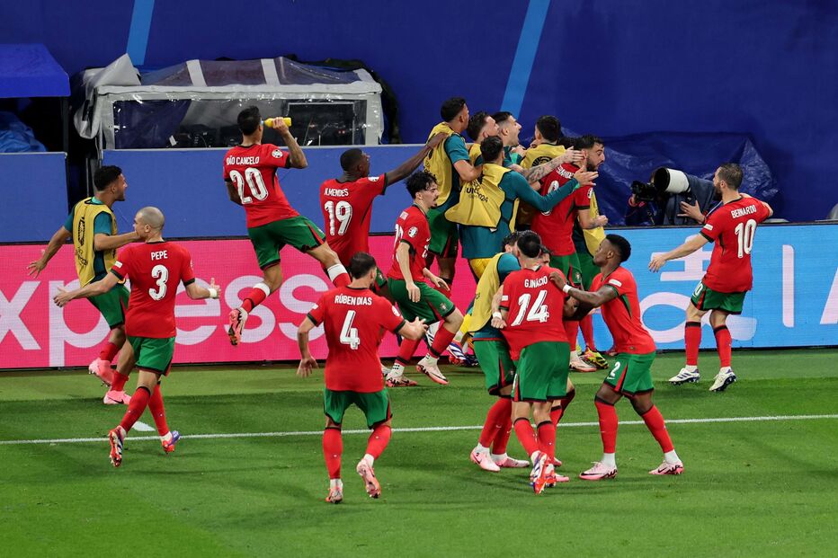 Portugal marca o segundo golo contra a República Checa no Euro2024