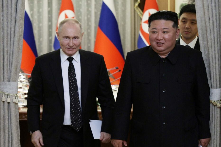 Vladimir Putin na Coreia do Norte