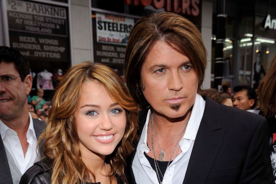Miley Cyrus e o pai, Billy Ray