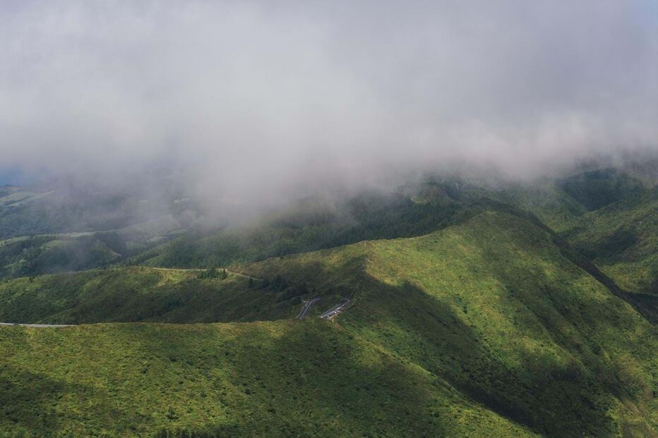 Lagoa do Fogo, na Ribeira Grande, em São Miguel, Açores