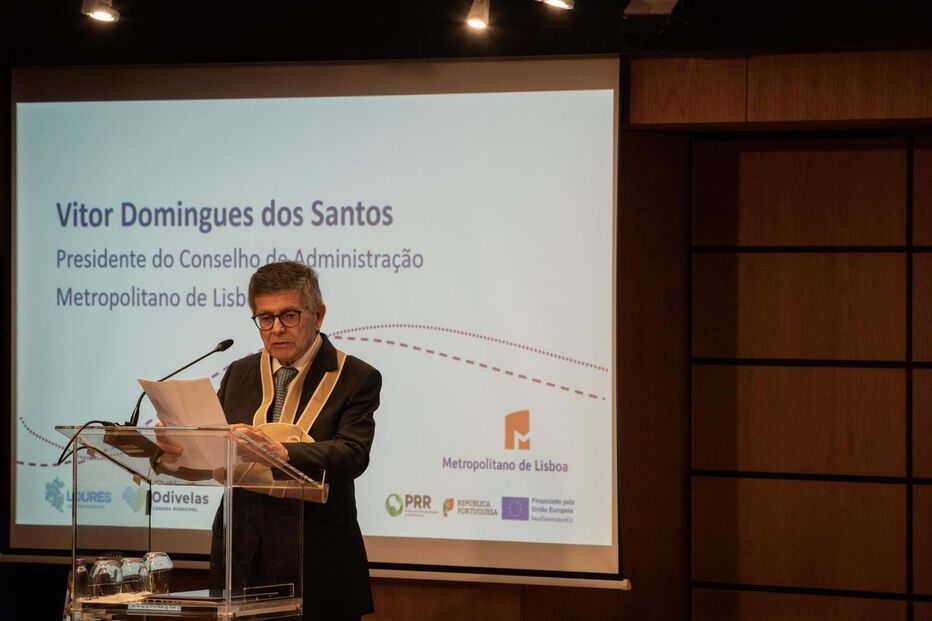 Presidente da administração do Metro de Lisboa, Vitor Domingues dos Santos