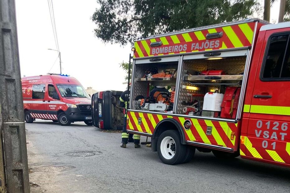 Despiste de carro faz um ferido grave em Arouca