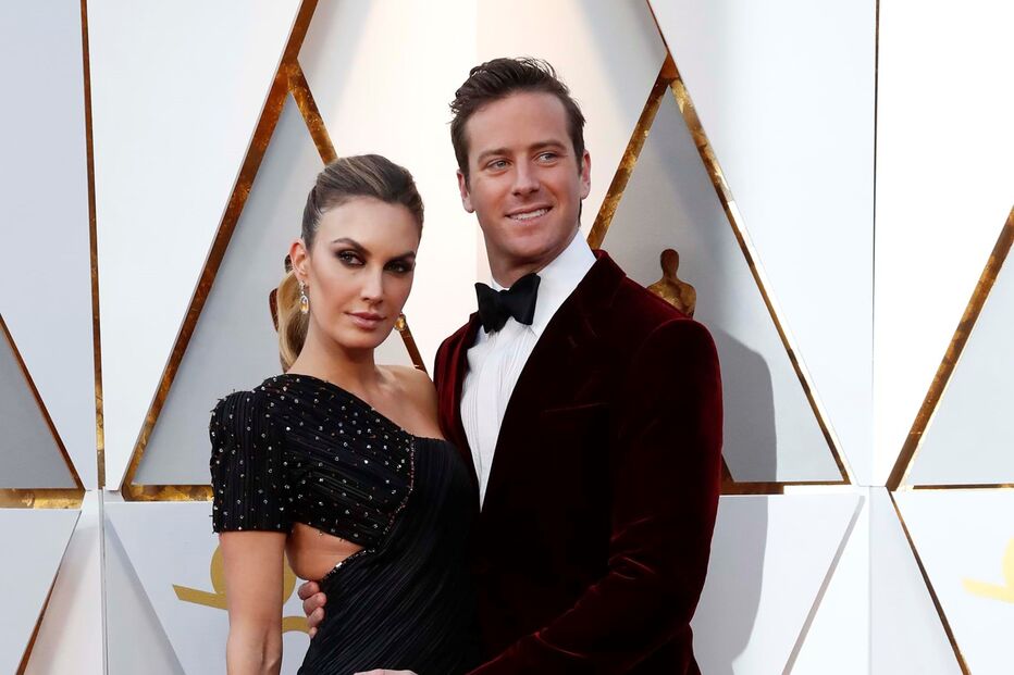 Armie Hammer com a ex-mulher, Elizabeth Chambers