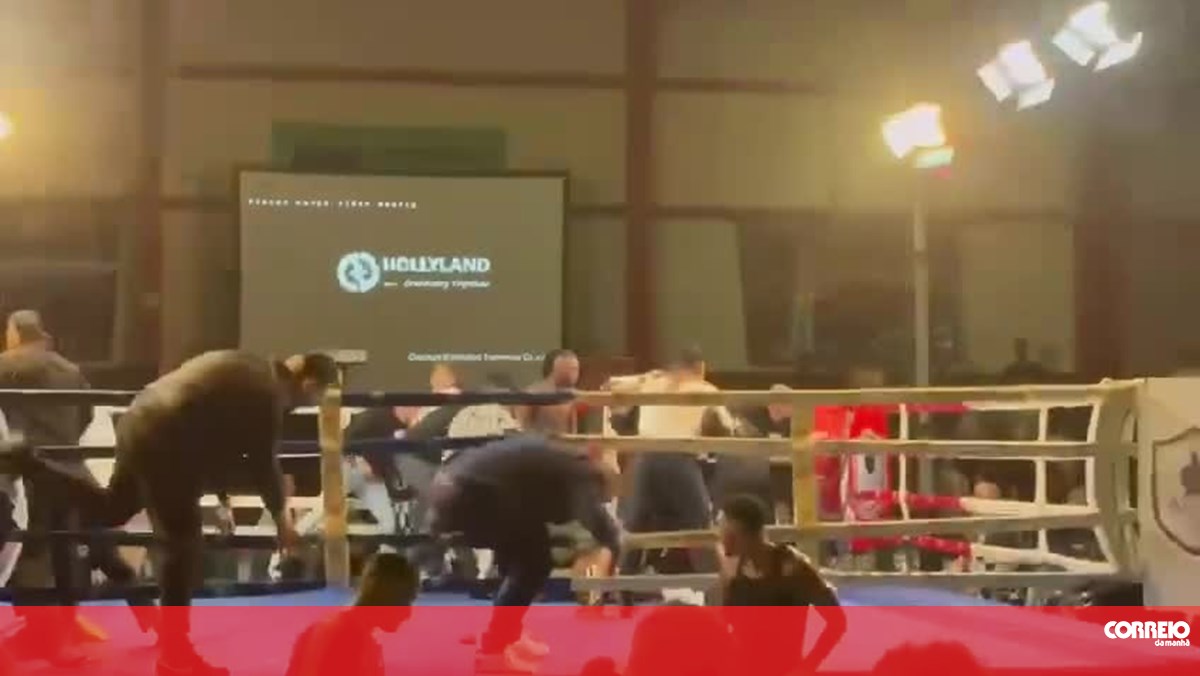Combate de boxe acaba com tensão: Treinador invade ringue e agride pugilista em Matosinhos