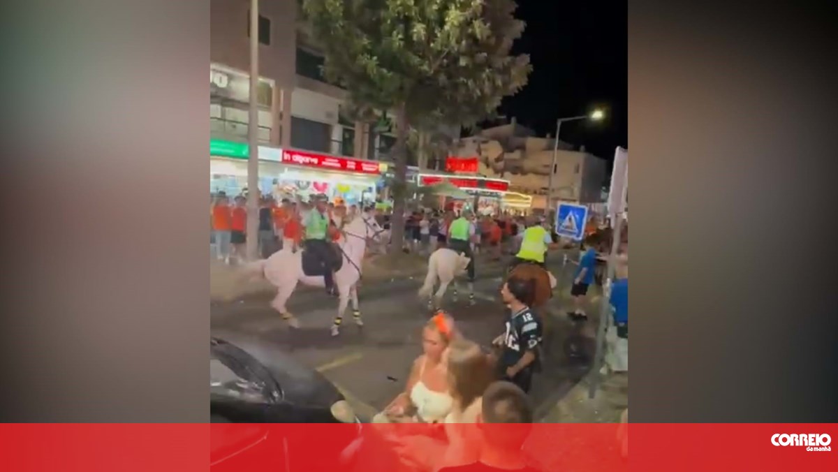 GNR a cavalo separa jovens ingleses e neerlandeses em agressões em Albufeira – Portugal