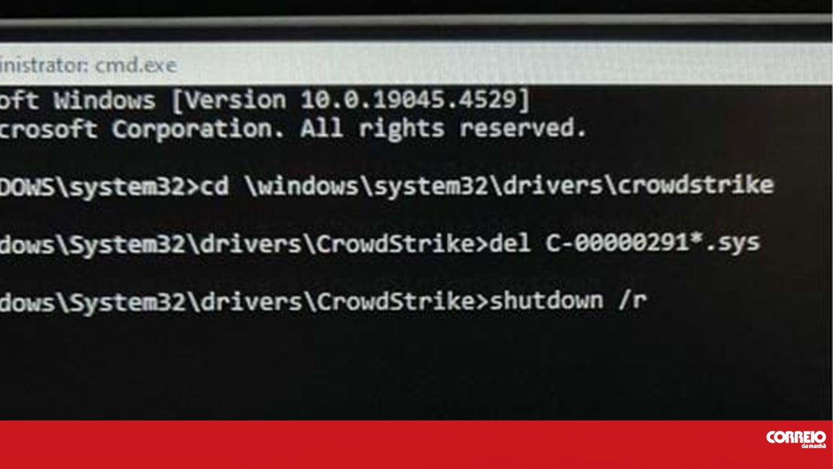 Apagão cibernético nos sistemas da Microsoft dá prejuízos de milhares de milhões de euros