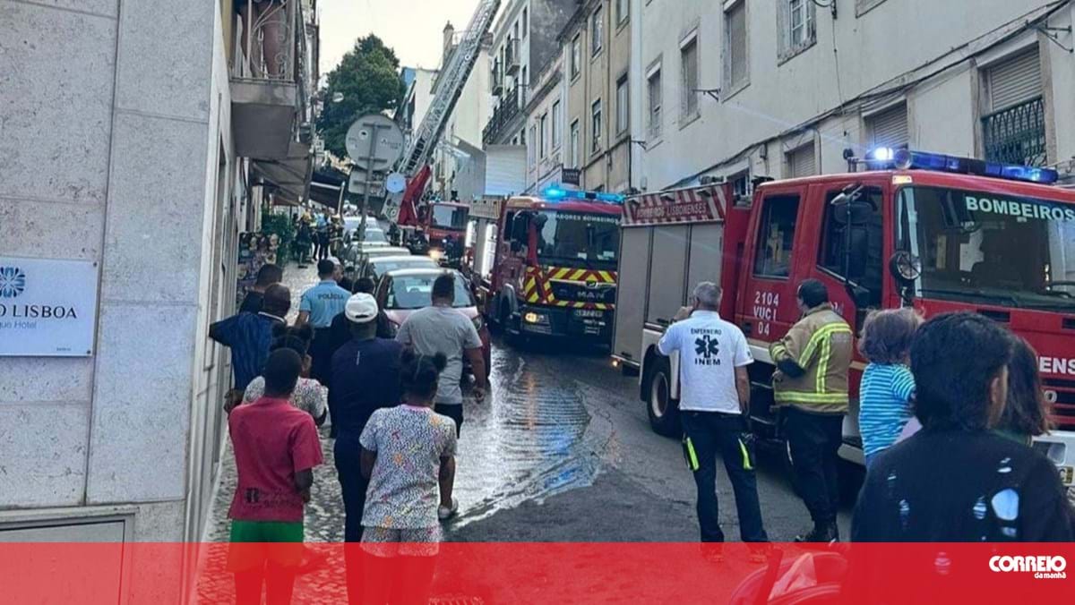 Incêndio habitacional deflagra em Lisboa