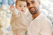 Diogo Costa e o filho Tomás