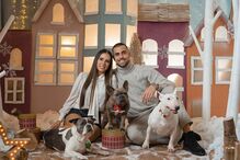 Diogo Costa com a companheira Catarina Machado