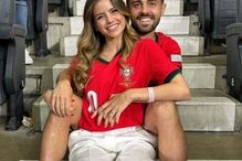 Bernardo Silva e a mulher, Inês