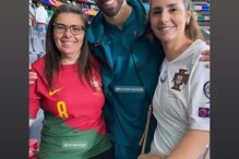 Bruno Fernandes com Susana Borges e Ashley Valenta