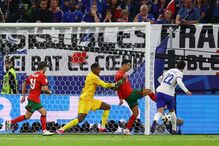 Cristiano Ronaldo tentou marcar de calcanhar no Portugal-França