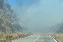 Quase 100 bombeiros e quatro meios aéreos combatem incêndio na Amareleja