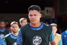 Evanilson, jogador do FC Porto, ao serviço do Brasil no jogo da Copa América contra a Colômbia