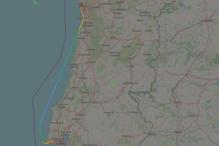 O trajeto do voo de Musk entre Lisboa e Porto