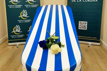 Caixão com as cores do Deportivo da Corunha