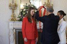 Marcelo condecorou princesa Leonor de Espanha com a Ordem de Cristo