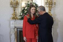 Marcelo condecorou princesa Leonor de Espanha com a Ordem de Cristo