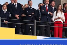 Príncipe William com o filho George e Rei Felipe VI com a Infanta Sofía