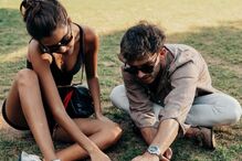 Francisca Cerqueira Gomes e Pierre Gasly 