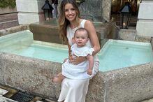 Inês Degener Tomaz com a filha Carlota