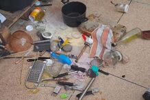 Ataque provocou inúmeros danos materiais 